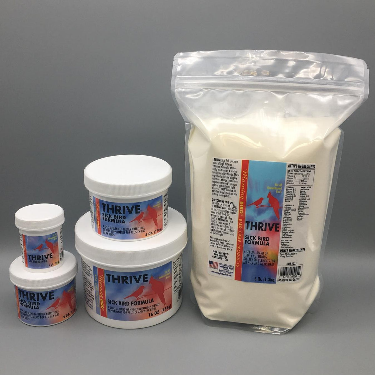 Thrive - Bird Supplement & Vitamins – Morning Bird Products